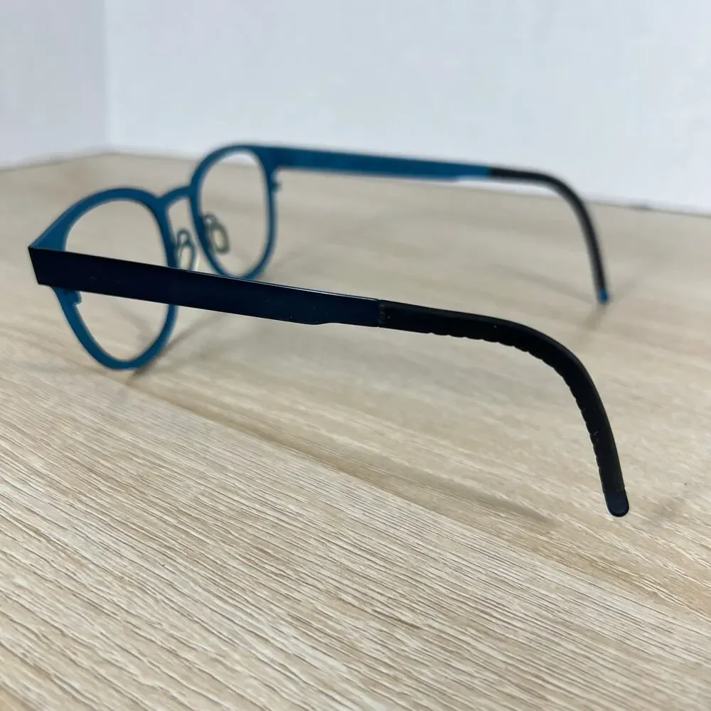 Orgreen Oldman 477 Eyeglasses Blue Titanium Frames Only 49-21-147 Japan